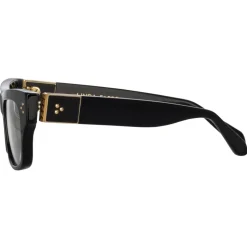 Linda Farrow - Falck Rectangular Optical Frame in Black - LFL1448C4OPT - Linda Farrow Eyewear - Avvenice
