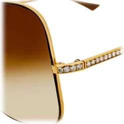 Linda Farrow - Fine Jewellery 2 C2 Oversized Sunglasses - Linda Farrow Fine Jewellery - Linda Farrow Eyewear - Avvenice