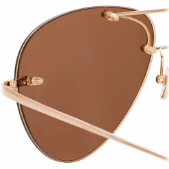 Linda Farrow - Fine Jewellery 5 C6 Aviator Sunglasses - Linda Farrow Fine Jewellery - Linda Farrow Eyewear - Avvenice