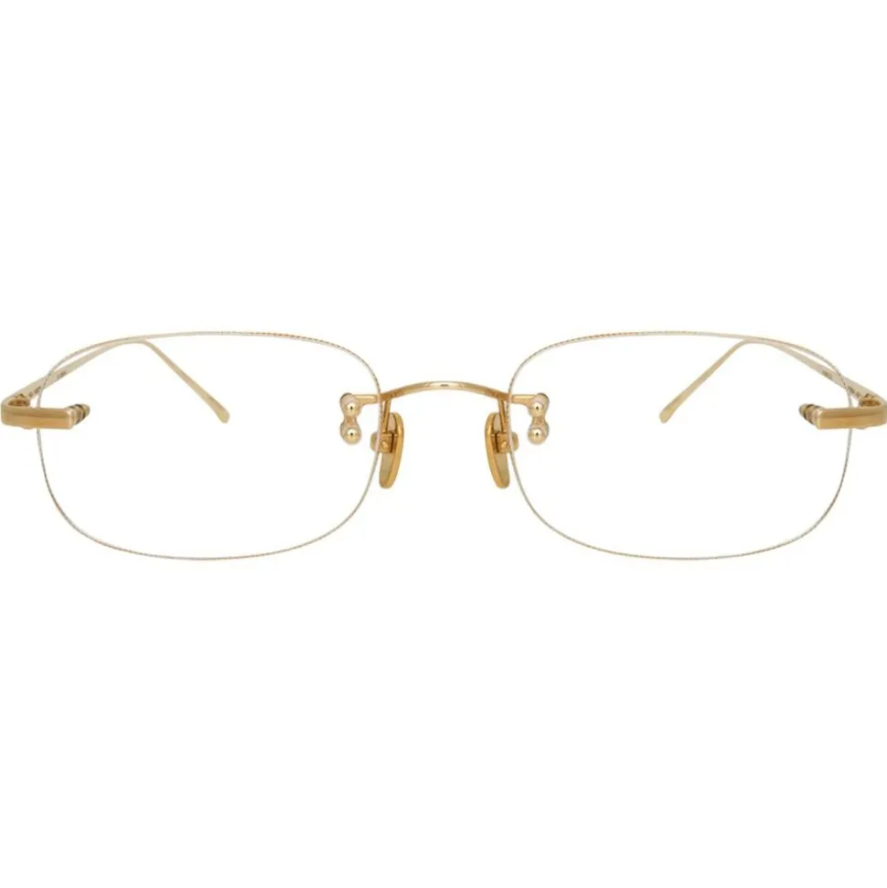 Linda Farrow - Fine Jewellery 4 C1 Rectangular Optical Glasses - Linda Farrow Fine Jewellery - Linda Farrow Eyewear - Avvenice