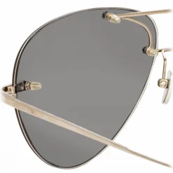 Linda Farrow - Fine Jewellery 5 C5 Aviator Sunglasses - Linda Farrow Fine Jewellery - Linda Farrow Eyewear - Avvenice