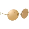 Linda Farrow - Fine Jewellery 14 C1 Round Sunglasses - Linda Farrow Fine Jewellery - Linda Farrow Eyewear - Avvenice