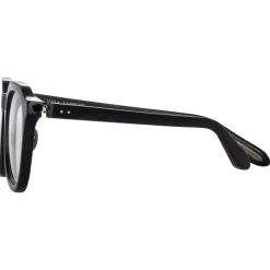 Linda Farrow - Fletcher Angular Optical Frame in Black and Nickel - LFL1103C14OPT - Linda Farrow Eyewear - Avvenice