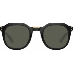 Linda Farrow - Fletcher Angular Sunglasses in Black - LFL1103C1SUN - Linda Farrow Eyewear - Avvenice