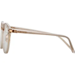 Linda Farrow - Forster A Oval Optical Glasses in Ash - LF59AC4OPT - Linda Farrow Eyewear - Avvenice