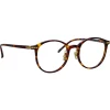 Linda Farrow - Forster A Oval Optical Glasses in Tortoiseshell - LF59AC2OPT - Linda Farrow Eyewear - Avvenice