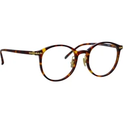 Linda Farrow - Forster A Oval Optical Glasses in Tortoiseshell - LF59AC2OPT - Linda Farrow Eyewear - Avvenice