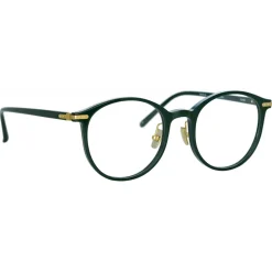 Linda Farrow - Forster A Oval Optical Glasses in Ash - LF59AC4OPT - Linda Farrow Eyewear - Avvenice