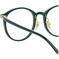 Linda Farrow - Forster A Oval Optical Glasses in Ash - LF59AC4OPT - Linda Farrow Eyewear - Avvenice