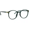 Linda Farrow - Forster Oval Optical Glasses in Green - LF59C3OPT - Linda Farrow Eyewear - Avvenice