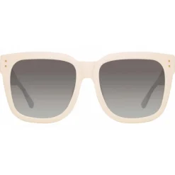 Linda Farrow - Freya Square Sunglasses in Cream Black - LFL1175C3SUN - Linda Farrow Eyewear - Avvenice