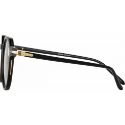 Linda Farrow - Griffin A Oval Optical Glasses in Black - LF50AC1OPT - Linda Farrow Eyewear - Avvenice