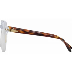 Linda Farrow - Griffin Oval Optical Glasses in Clear - LF50C3OPT - Linda Farrow Eyewear - Avvenice