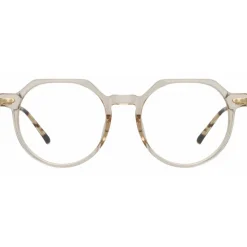 Linda Farrow - Griffin Oval Optical Glasses in Ash - LF50C5OPT - Linda Farrow Eyewear - Avvenice