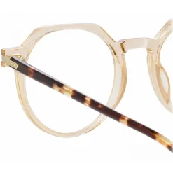 Linda Farrow - Griffin Oval Optical Glasses in Ash - LF50C5OPT - Linda Farrow Eyewear - Avvenice