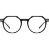 Linda Farrow - Griffin Oval Optical Glasses in Black - LF50C1OPT - Linda Farrow Eyewear - Avvenice