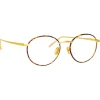 Linda Farrow - Hoffman Oval Optical Glasses in Tortoiseshell - LFL1034C3OPT - Linda Farrow Eyewear - Avvenice