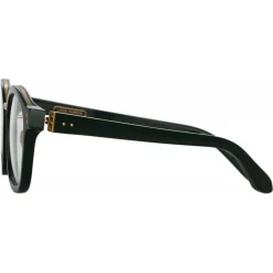 Linda Farrow - Hunter D-Frame Optical Glasses in Green - LFL1350C3OPT - Linda Farrow Eyewear - Avvenice