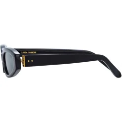 Linda Farrow - Jardine Angular Sunglasses in Black - LFL960C1SUN - Linda Farrow Eyewear - Avvenice