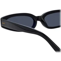 Linda Farrow - Jardine Angular Sunglasses in Black - LFL960C1SUN - Linda Farrow Eyewear - Avvenice