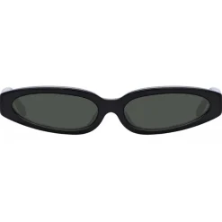 Linda Farrow - Jardine Angular Sunglasses in Black - LFL960C1SUN - Linda Farrow Eyewear - Avvenice