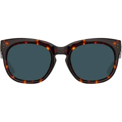 Linda Farrow - Jenson D-Frame Sunglasses in Tortoiseshell - LFL1384C2SUN - Linda Farrow Eyewear - Avvenice
