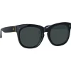Linda Farrow - Jenson D-Frame Sunglasses in Black - LFL1384C1SUN - Linda Farrow Eyewear - Avvenice