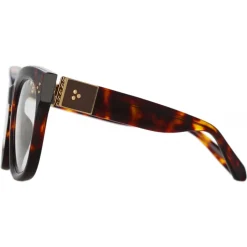 Linda Farrow - Jenson D-Frame Optical Glasses in Tortoiseshell - LFL1384C4OPT - Linda Farrow Eyewear - Avvenice
