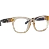 Linda Farrow - Jenson D-Frame Optical Glasses in Ash - LFL1384C5OPT - Linda Farrow Eyewear - Avvenice