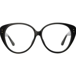 Linda Farrow - Katia Cat Eye Optical Glasses in Black - LFL1417C1OPT - Linda Farrow Eyewear - Avvenice