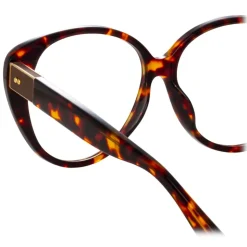 Linda Farrow - Katia Cat Eye Optical Glasses in Tortoiseshell - LFL1417C2OPT - Linda Farrow Eyewear - Avvenice