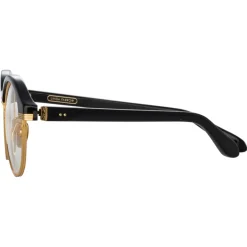 Linda Farrow - Keen Oval Optical Frame in Black - LFL1453C1OPT - Linda Farrow Eyewear - Avvenice