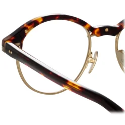 Linda Farrow - Keen Oval Optical Frame in Tortoiseshell - LFL1453C2OPT - Linda Farrow Eyewear - Avvenice