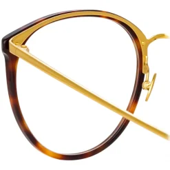 Linda Farrow - Kings Oversized Optical Glasses in Tortoiseshell - LFLC747C9OPT - Linda Farrow Eyewear - Avvenice