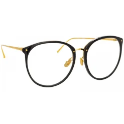 Linda Farrow - Kings Oversized Optical Glasses in Black - LFLC747C7OPT - Linda Farrow Eyewear - Avvenice