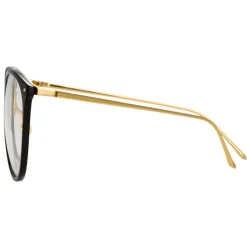 Linda Farrow - Kings Oversized Optical Glasses in Black - LFLC747C7OPT - Linda Farrow Eyewear - Avvenice