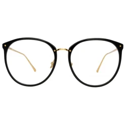 Linda Farrow - Kings Oversized Optical Glasses in Black - LFLC747C7OPT - Linda Farrow Eyewear - Avvenice