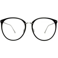 Linda Farrow - Kings Oversized Optical Glasses in Black - LFL747C8OPT - Linda Farrow Eyewear - Avvenice