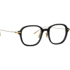 Linda Farrow - Lane Square Optical Frame in Black (Asian Fit) - Linda Farrow Eyewear - Avvenice