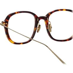 Linda Farrow - Lane Square Optical Frame in Tortoiseshell (Asian Fit) - Linda Farrow Eyewear - Avvenice