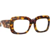 Linda Farrow - Lavinia Rectangular Optical Glasses in Tortoiseshell - LFL995C7OPT - Linda Farrow Eyewear - Avvenice