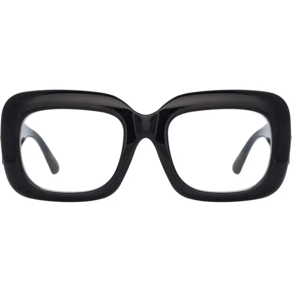 Linda Farrow - Lavinia Rectangular Optical Glasses in Black - LFL995C6OPT - Linda Farrow Eyewear - Avvenice