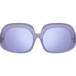 Linda Farrow - Lea Oversized Sunglasses in Purple - LFL1289C4SUN - Linda Farrow Eyewear - Avvenice
