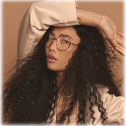 Linda Farrow - Leif Oversized Optical Glasses in Light Gold Brown - LFL1148C7OPT - Linda Farrow Eyewear - Avvenice