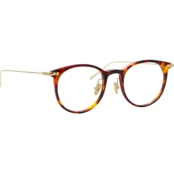 Linda Farrow - Linear Childs D-Frame Optical Glasses in Dark Tortoishell - LF03C3OPT - Linda Farrow Eyewear - Avvenice