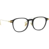 Linda Farrow - Linear Meier A D-Frame Optical Glasses in Black - LF16AC1OPT - Linda Farrow Eyewear - Avvenice