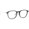 Linda Farrow - Linear Meier D-Frame Optical Glasses in Black - LF16C2OPT - Linda Farrow Eyewear - Avvenice