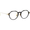 Linda Farrow - Linear Wren Angular Optical Glasses in Black - LF05C1OPT - Linda Farrow Eyewear - Avvenice