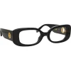 Linda Farrow - Lola Rectangular Optical Glasses in Black - LFL1117C4OPT - Linda Farrow Eyewear - Avvenice