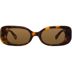 Linda Farrow - Lola Rectangular Sunglasses in Tortoiseshell - LFL1117C2SUN - Linda Farrow Eyewear - Avvenice